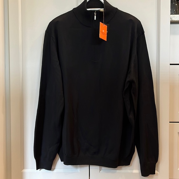 Toscano Quarter Zip Sweater, Men’s L, NWT - Picture 1 of 6